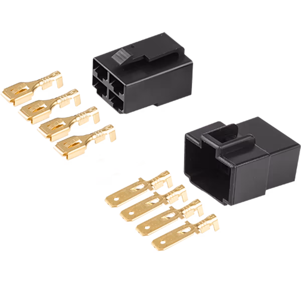 Conector 4 Vias Com Terminais Importado