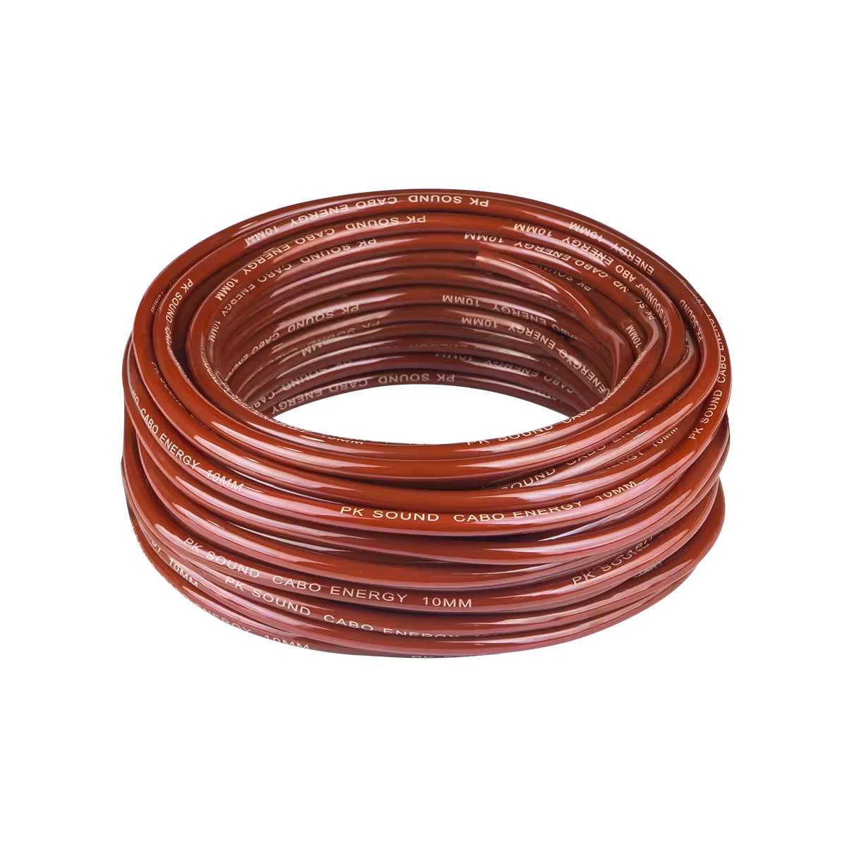 Cabo Auto 10 mm² VERMELHO CRISTAL DEITADO PERMAK 78-H