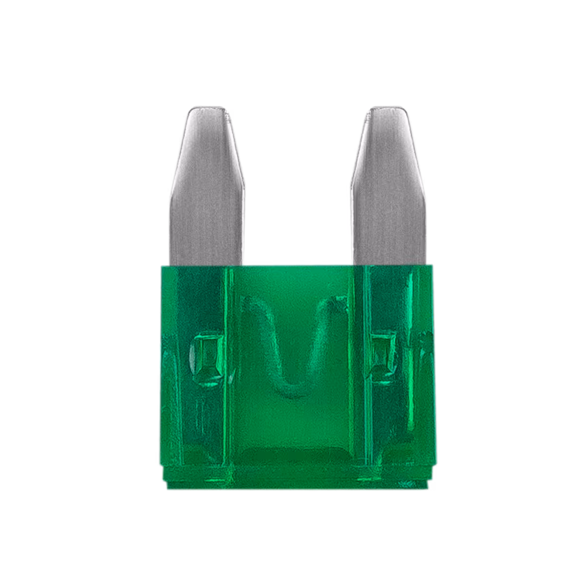 FUSÍVEL DE LÂMINA MINI 30 - VERDE EM PÉ PERMAK 64-G