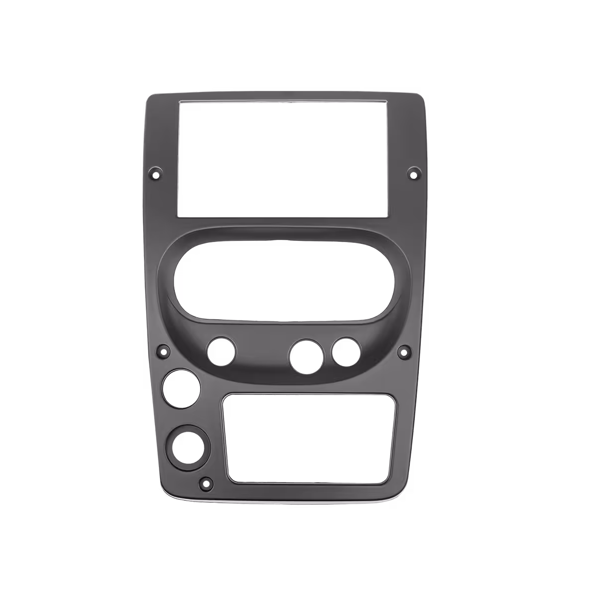 Moldura Troller T4 2 Din PRETO FRENTE PERMAK 89-N9