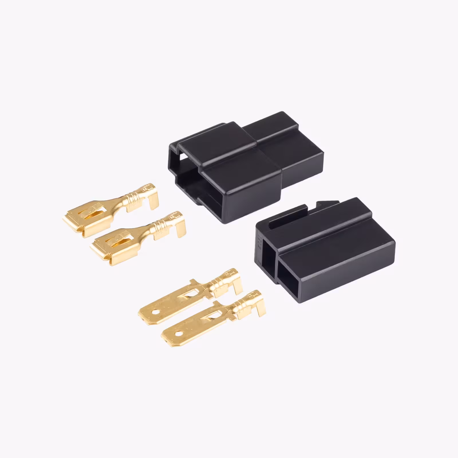 Conector 2 Vias Com Terminais Importado