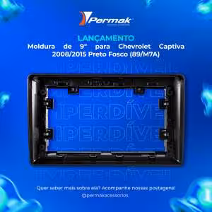 Moldura 9 Polegadas Chevrolet Captiva