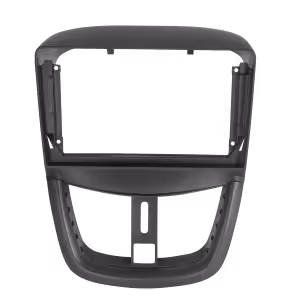 Moldura 9 Polegadas Peugeot 206 2002/2010 | Preto Fosco