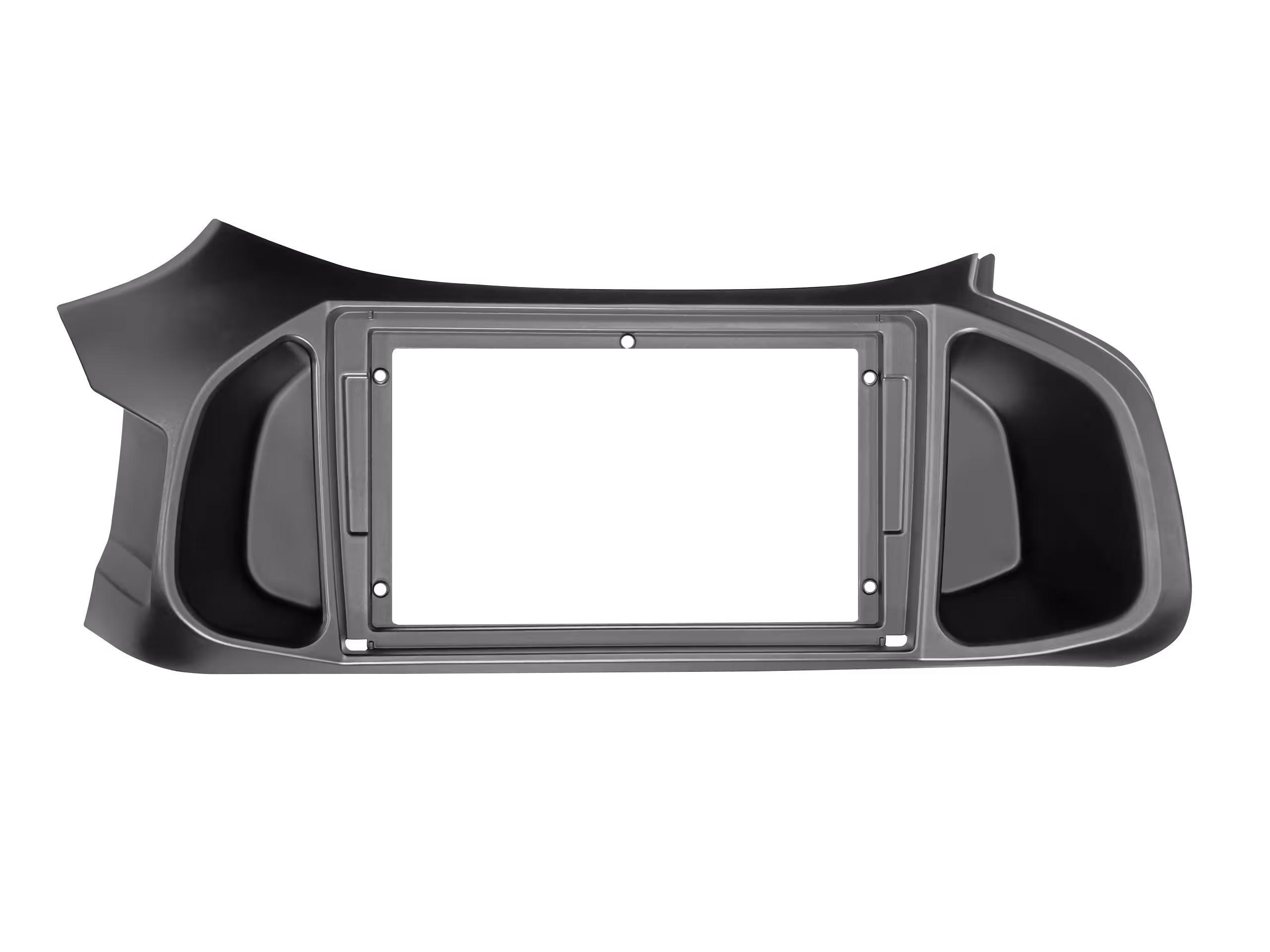 Moldura Chevrolet Onix/Joy/Prisma G2 12/19 9 Polegadas | Preto Fosco