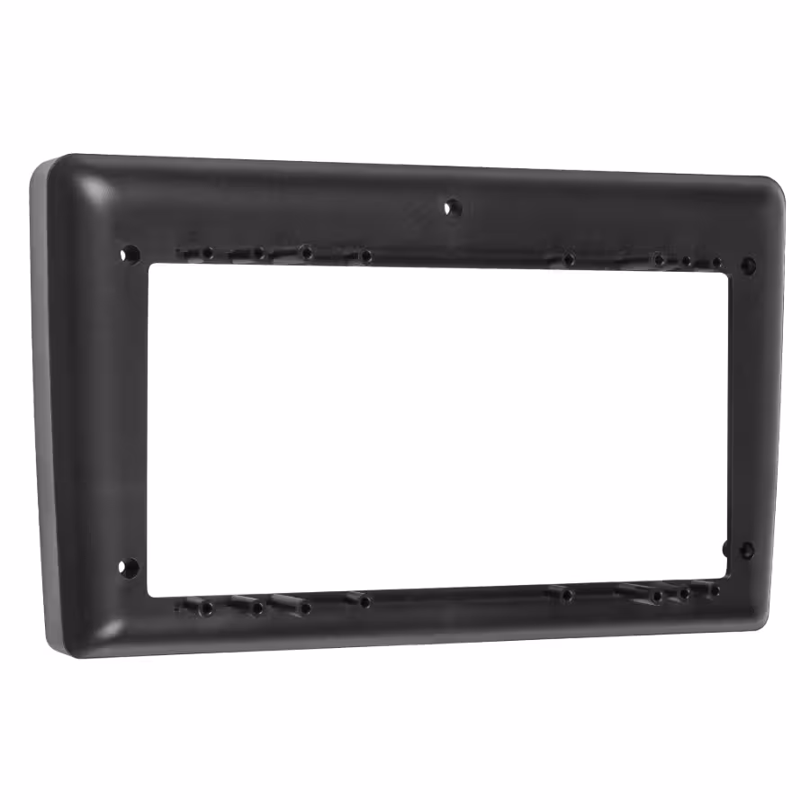 Moldura adaptadora 7 polegadas para 9 polegadas _ Preto Fosco 89_G16